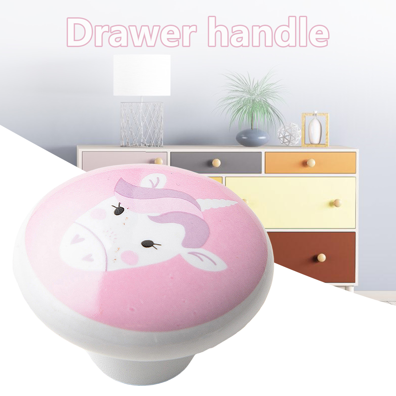 Baby Nursery Knobs - Cartoon Design Ceramic Drawer Knobs Nursery