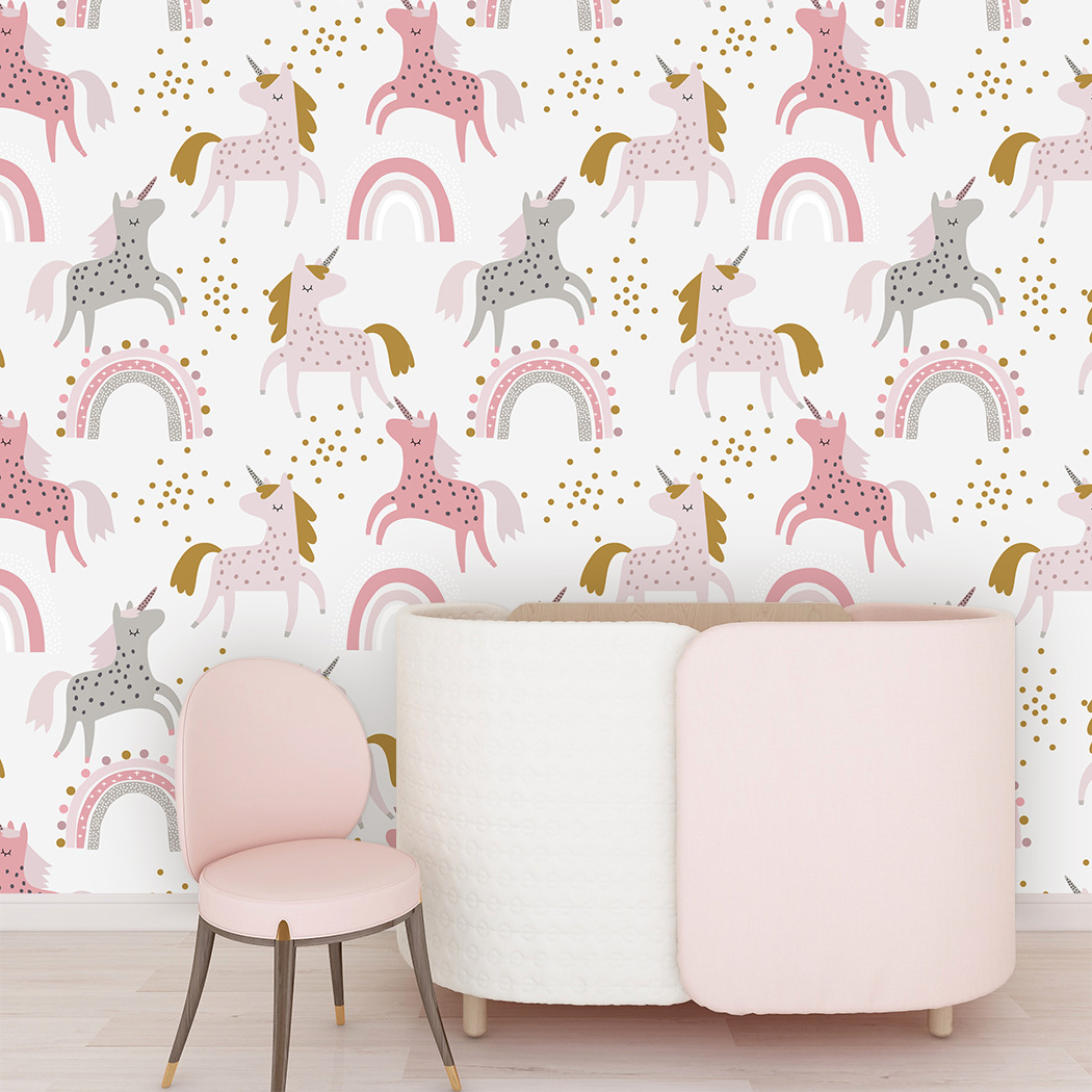 Nursery Wallpaper Baby Girl Bo - Baby Nursery Jungle Wallpaper บทวิจารณ์และราคา