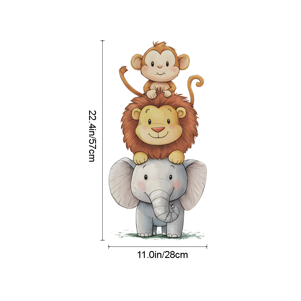 Cute Forest Animals Wall Stick - Baby Nursery Products บทวิจารณ์และราคา