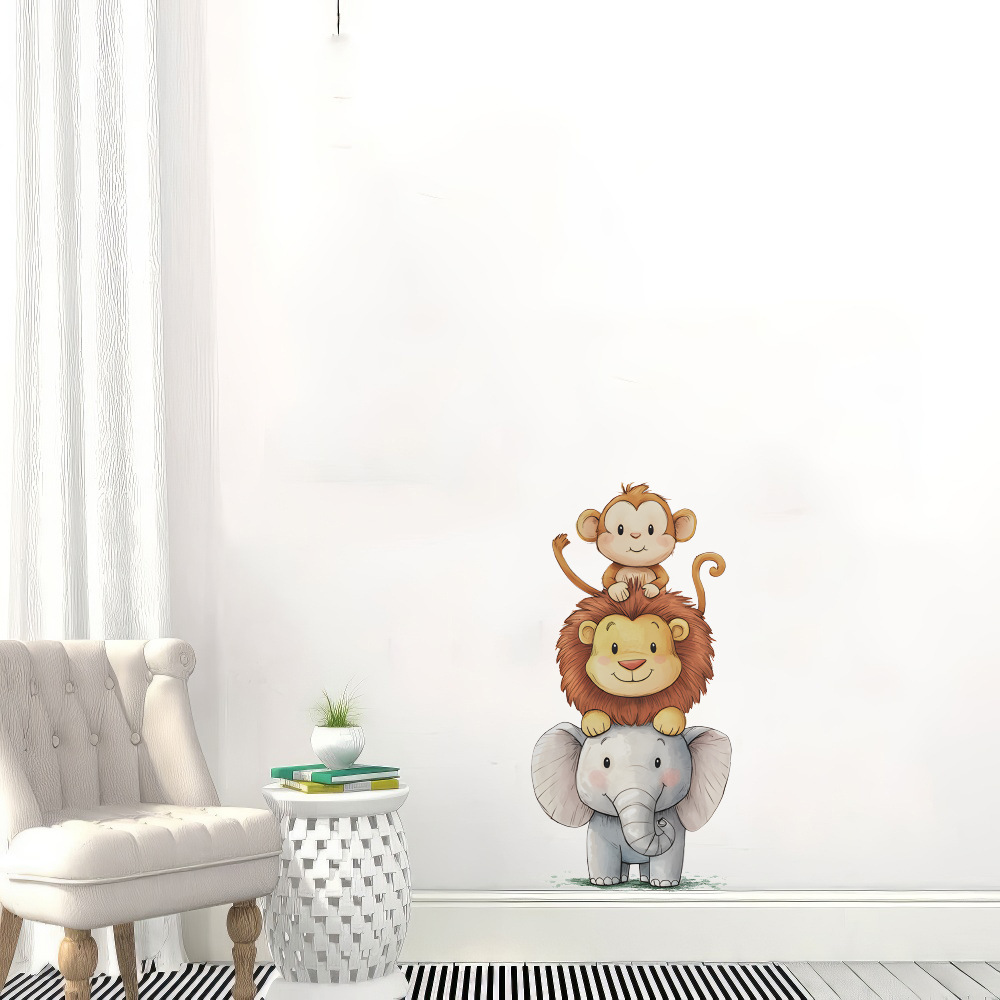 Cute Forest Animals Wall Stick - Baby Nursery Products บทวิจารณ์และราคา