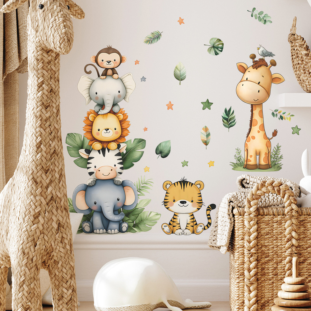 Boho Forest Animals Wall Stick - Baby Nursery Modern บทวิจารณ์และราคา