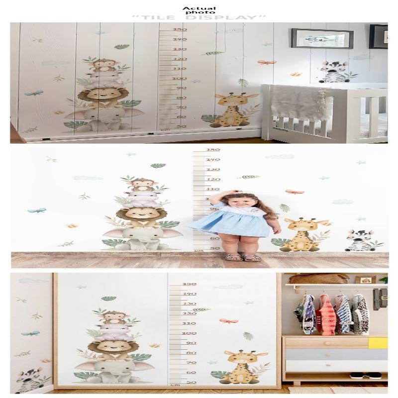 Children's Growth Chart Sticke - Baby Nursery Jungle Wallpaper บทวิจารณ์และราคา