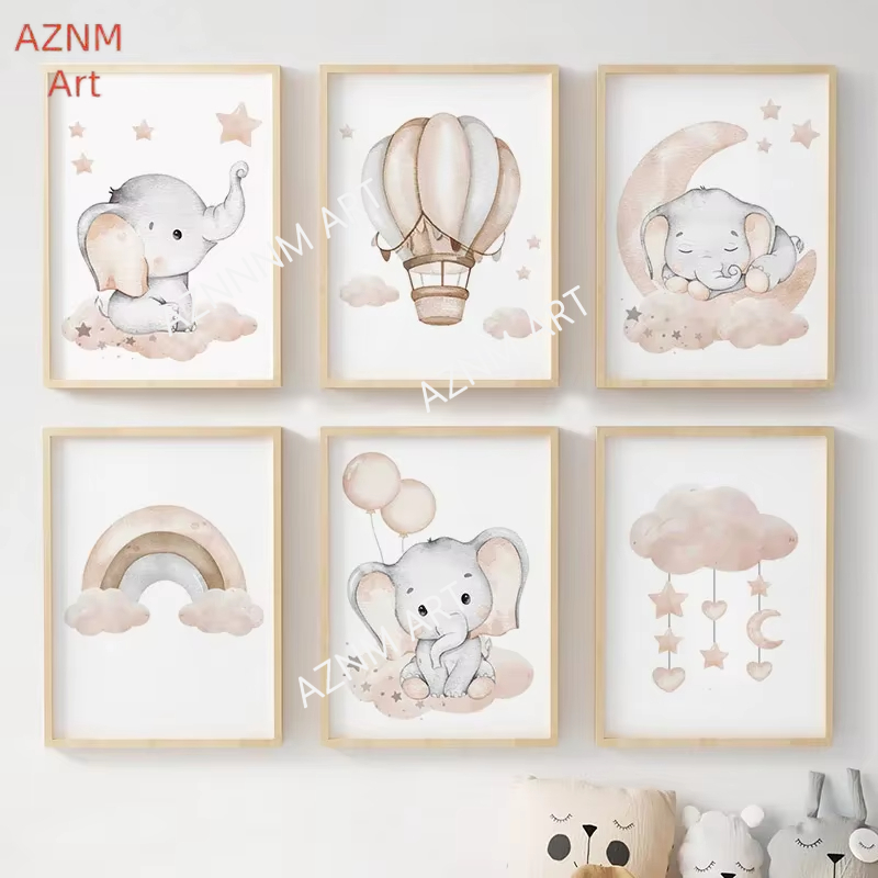 Elephant Balloon Rainbow Moon  - Baby Nursery Products บทวิจารณ์และราคา