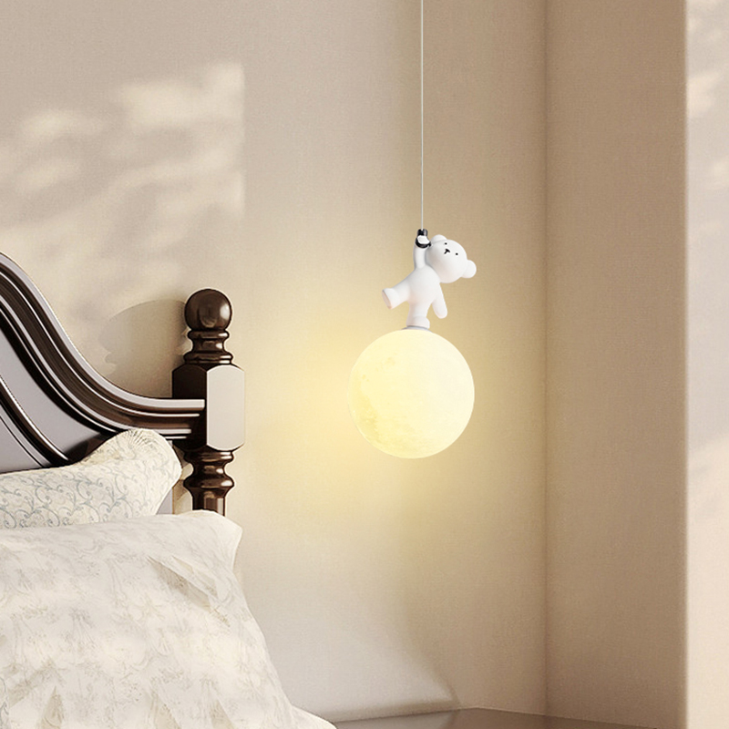 Bear Lamp Cartoon Nursery Room - Baby Nursery Knobs บทวิจารณ์และราคา