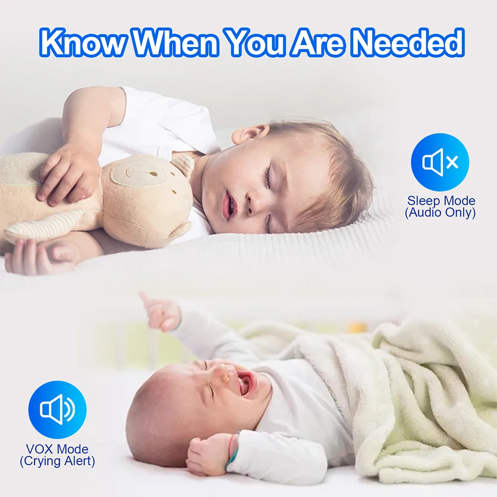 7.0'' Video Baby Monitor 720P  - Wearable Baby Monitor บทวิจารณ์และราคา