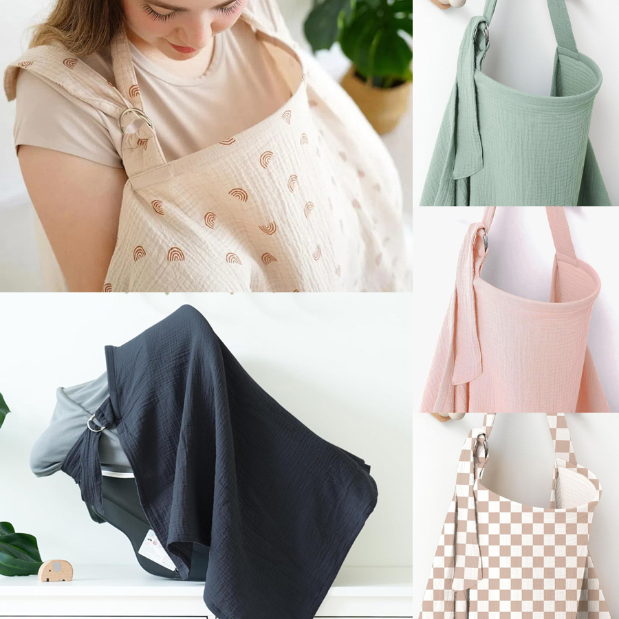 Muslin Breastfeeding Cover Por - Nursing Cover Breastfeeding บทวิจารณ์และราคา