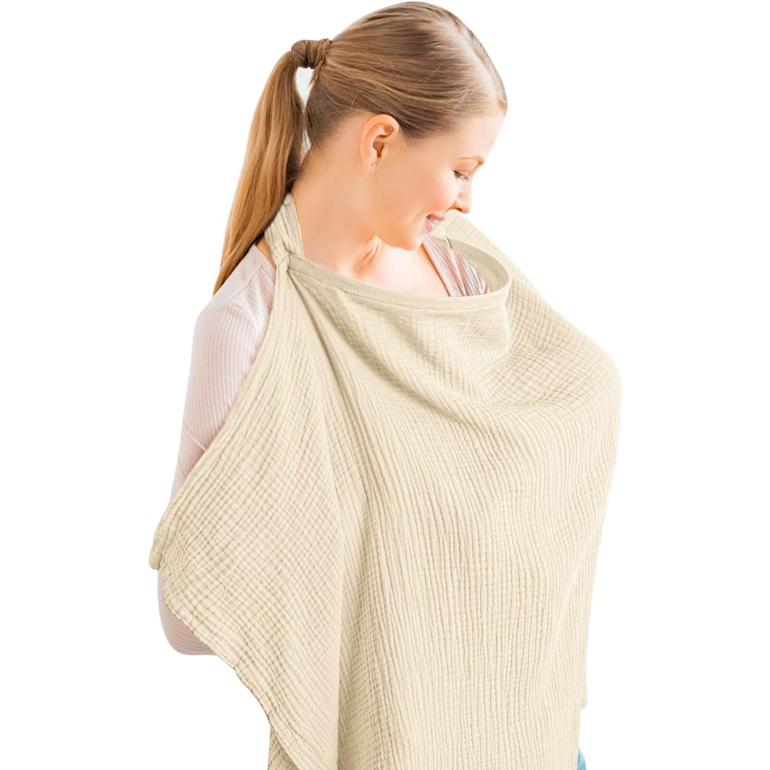 Muslin Nursing Cover for Baby  - Nursing Cover Breastfeeding บทวิจารณ์และราคา