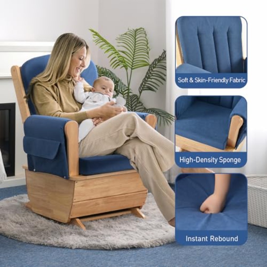 SafeRocker Standard Glider Roc - Baby Nursery Glider Chair บทวิจารณ์และราคา