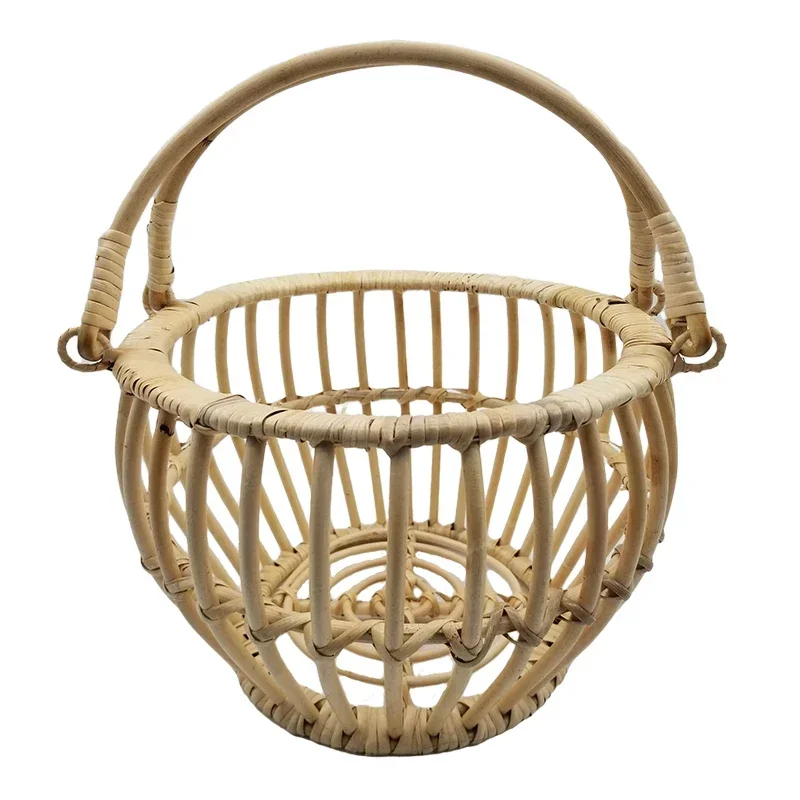 Infant Posing Bed Retro Rattan - Baby Nursery Chair บทวิจารณ์และราคา