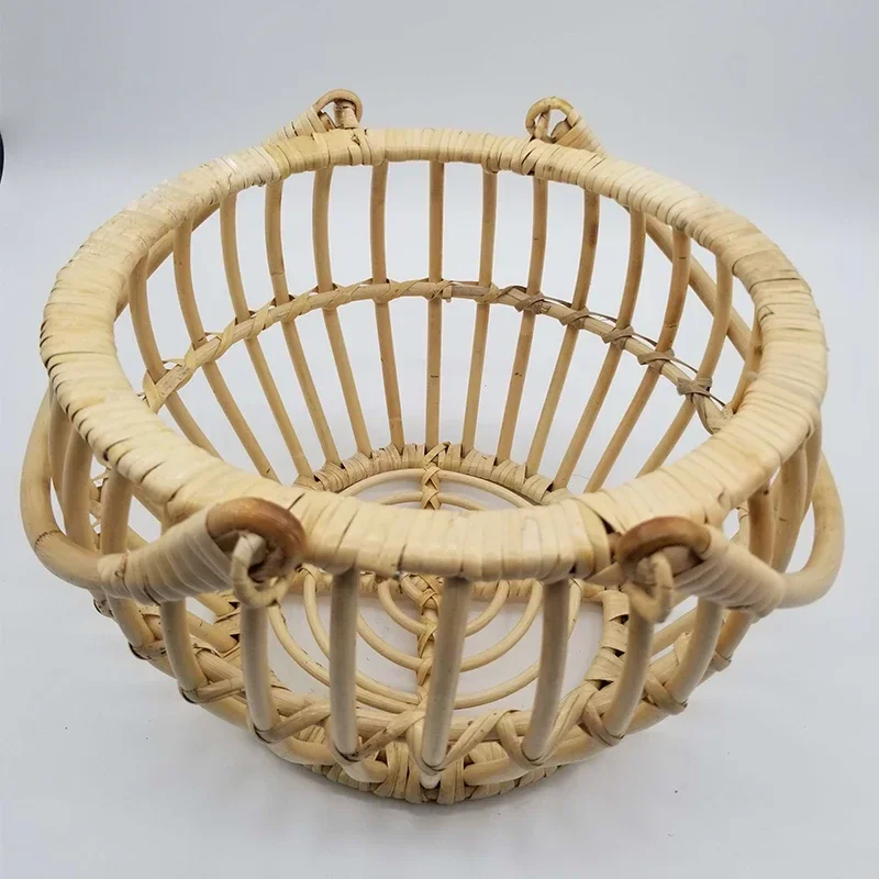 Infant Posing Bed Retro Rattan - Baby Nursery Chair บทวิจารณ์และราคา