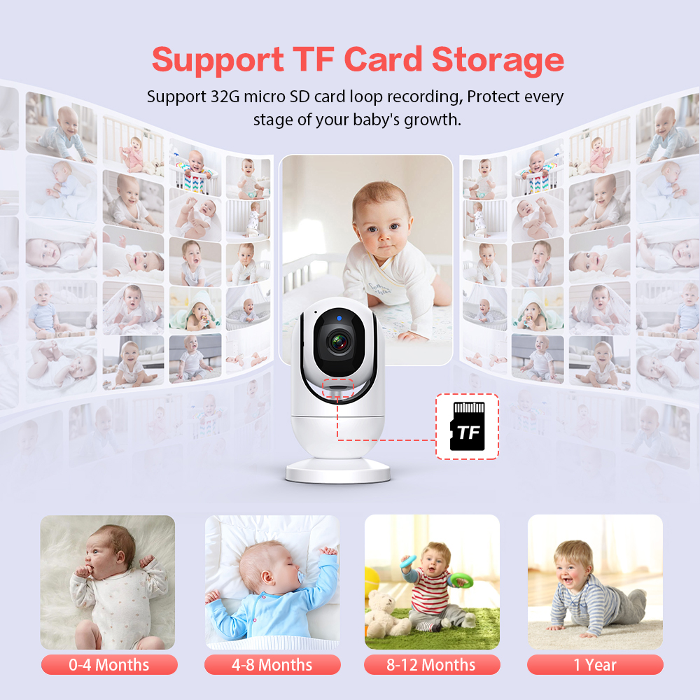 Video Baby Monitor 7'' 1080P H - Wearable Baby Monitor บทวิจารณ์และราคา