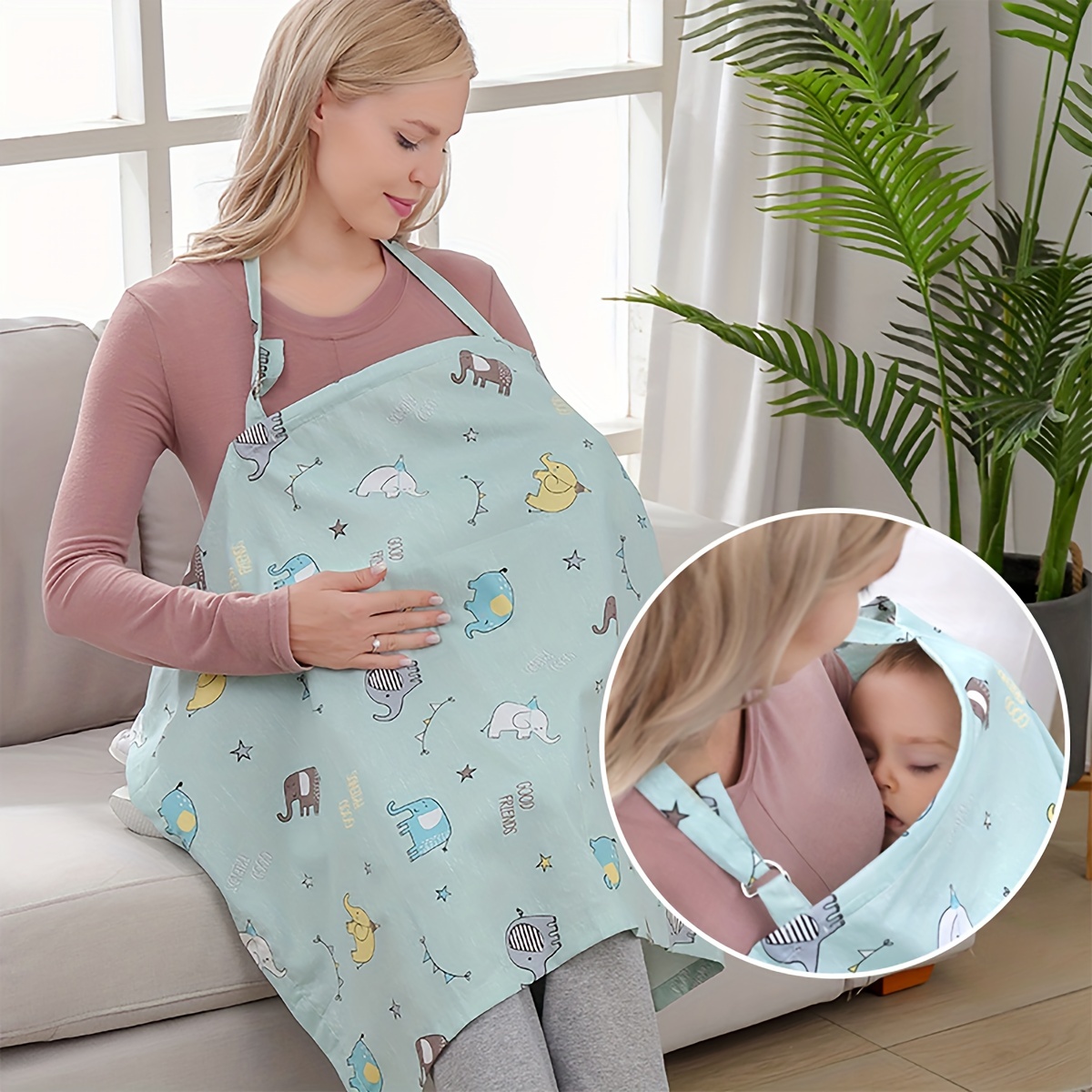 Maternity Nursing Cover Scarf, - Nursing Cover Breastfeeding บทวิจารณ์และราคา