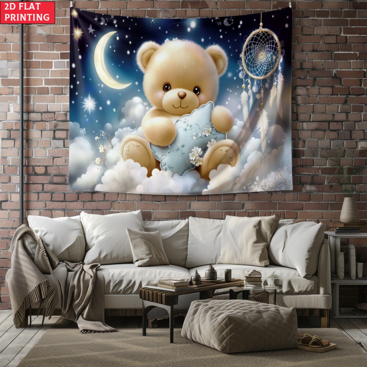 Cute Teddy Bear DreamCatcher T - Baby Nursery Modern บทวิจารณ์และราคา