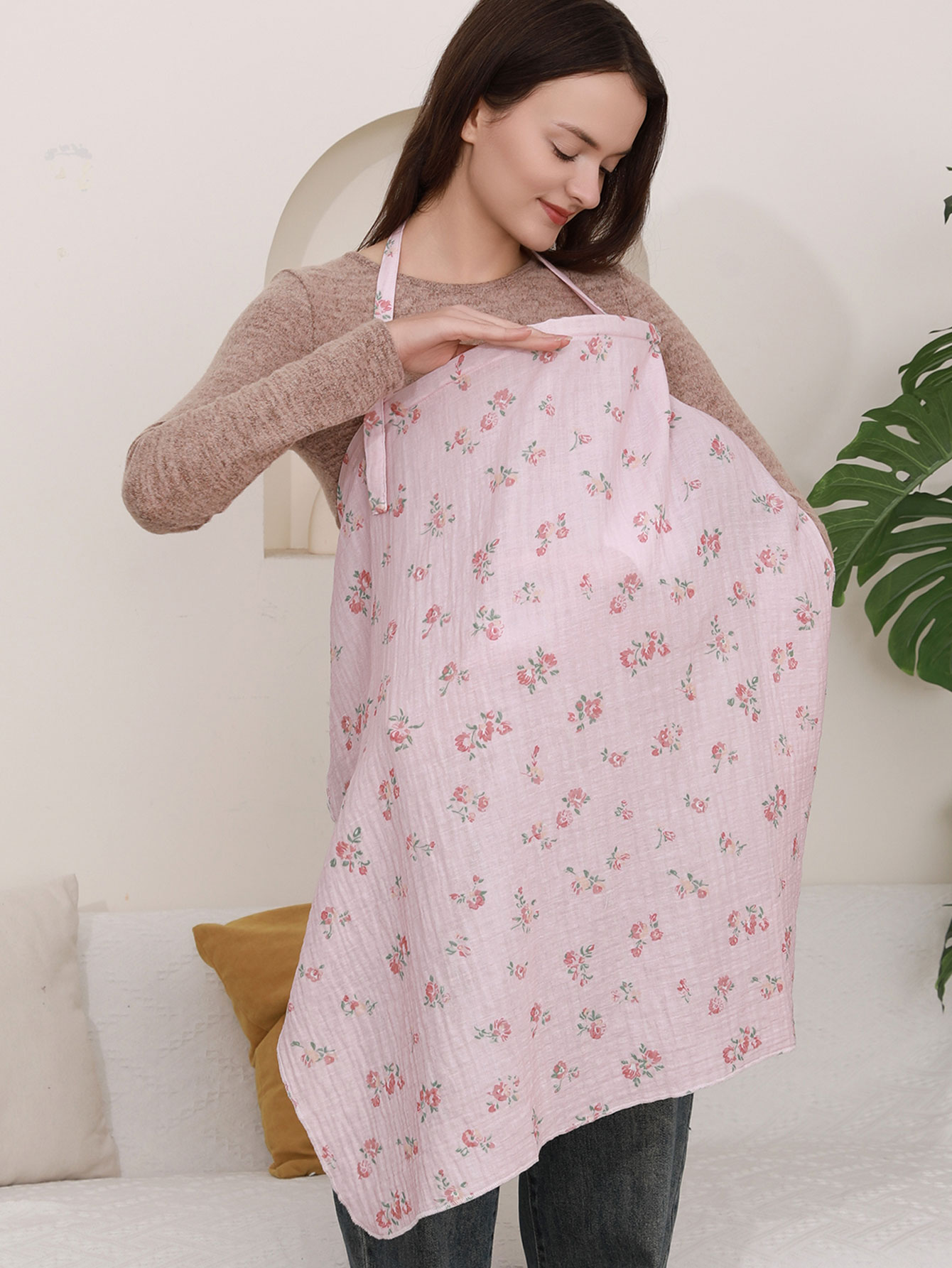 1 pc Mother Outing Breastfeedi - Nursing Cover Breastfeeding บทวิจารณ์และราคา