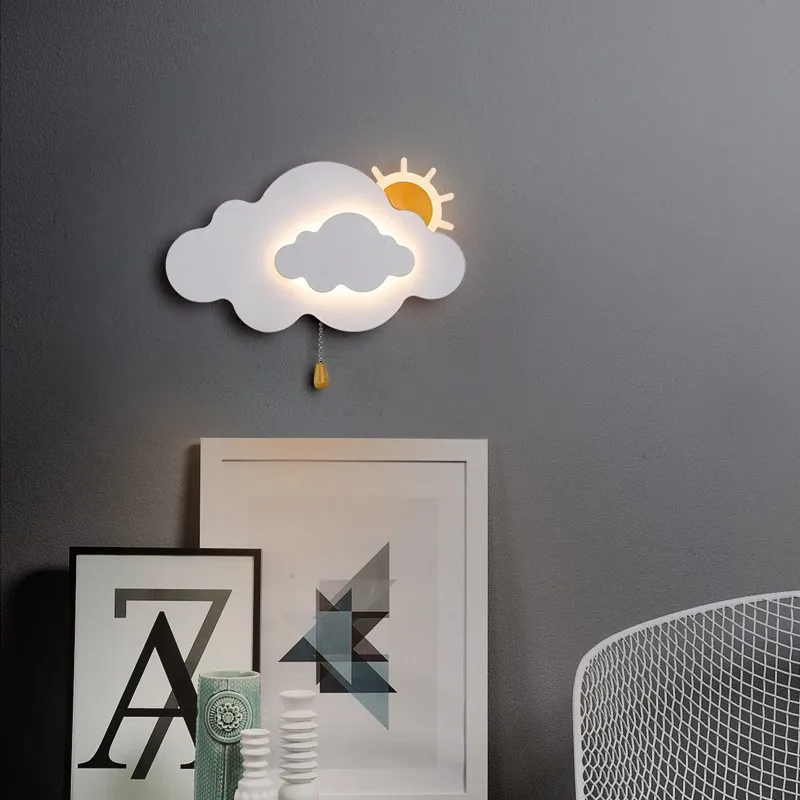 2025 Cloud Wall Lamps Children - Baby Nursery Knobs บทวิจารณ์และราคา