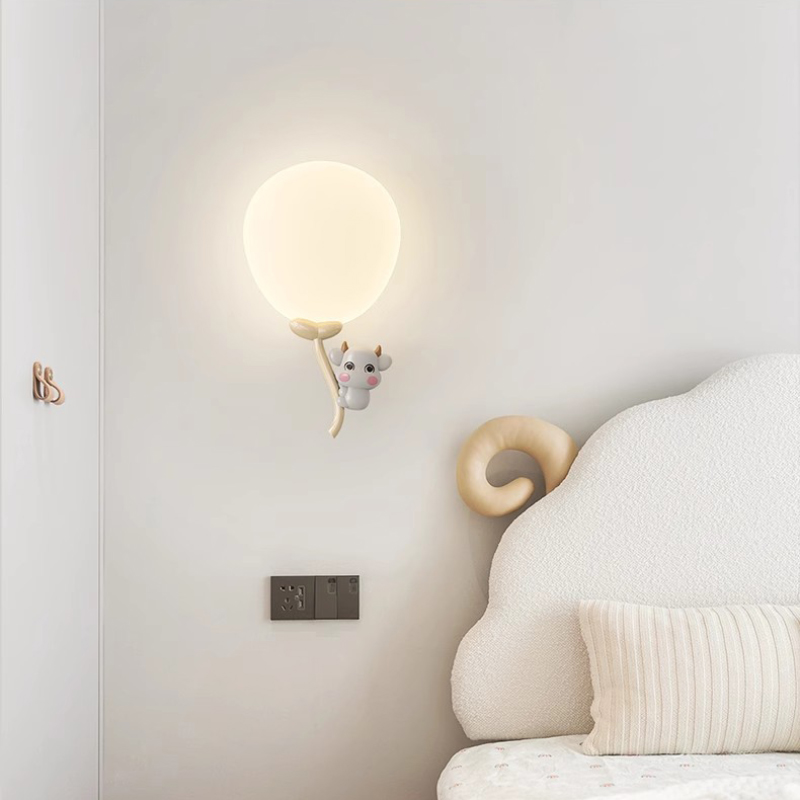 Cute Balloon Monkey Bear Lamp  - Baby Nursery Knobs บทวิจารณ์และราคา