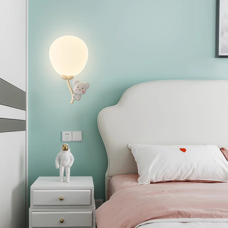 Cute Balloon Monkey Bear Lamp  - Baby Nursery Knobs บทวิจารณ์และราคา