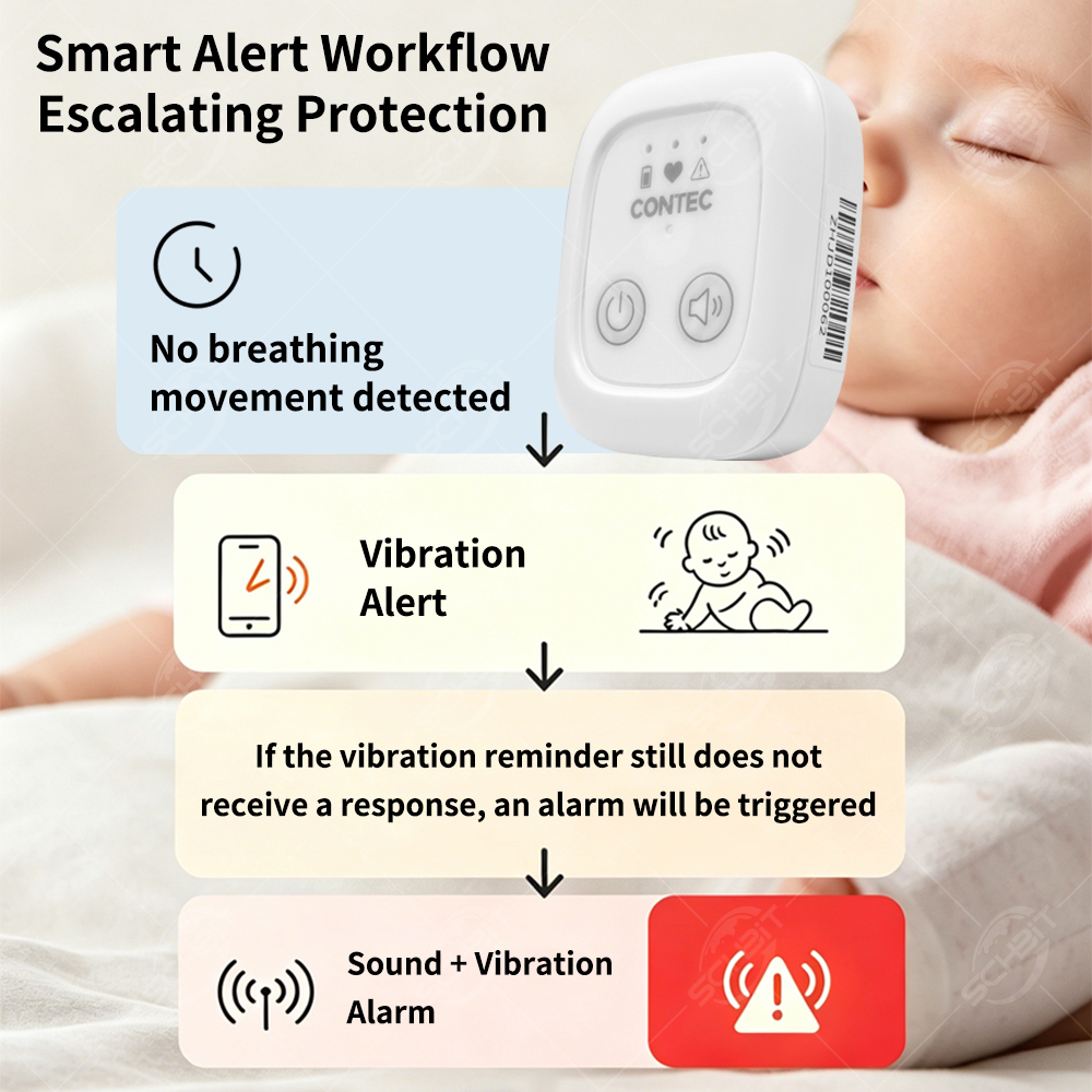 Baby Breathing Monitor with Vi - Wearable Baby Monitor บทวิจารณ์และราคา