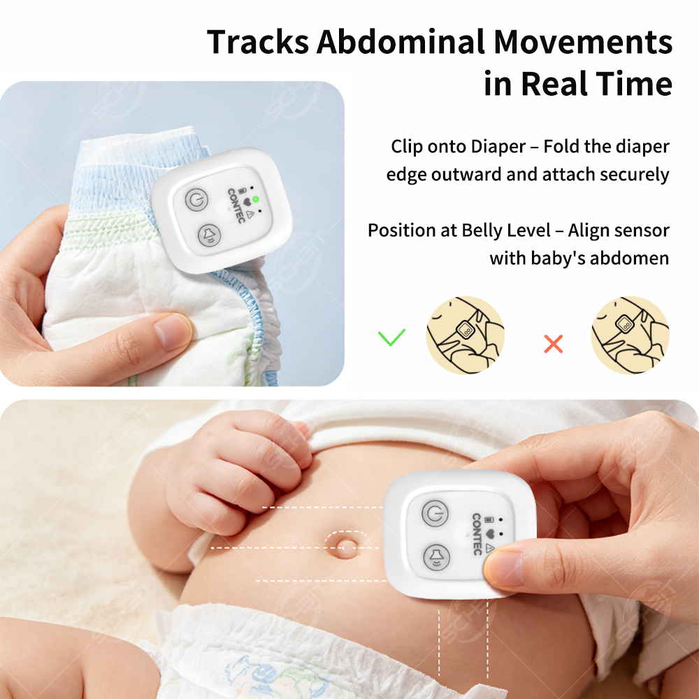Baby Breathing Monitor with Vi - Wearable Baby Monitor บทวิจารณ์และราคา