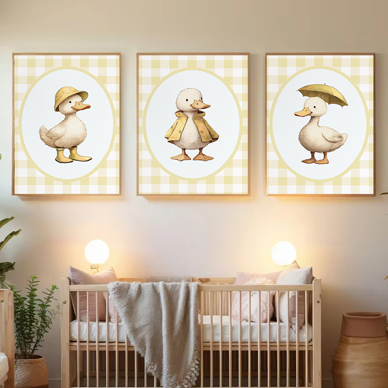 Silly Nursery Little Duck Yell - Baby Nursery Yellow Walls บทวิจารณ์และราคา