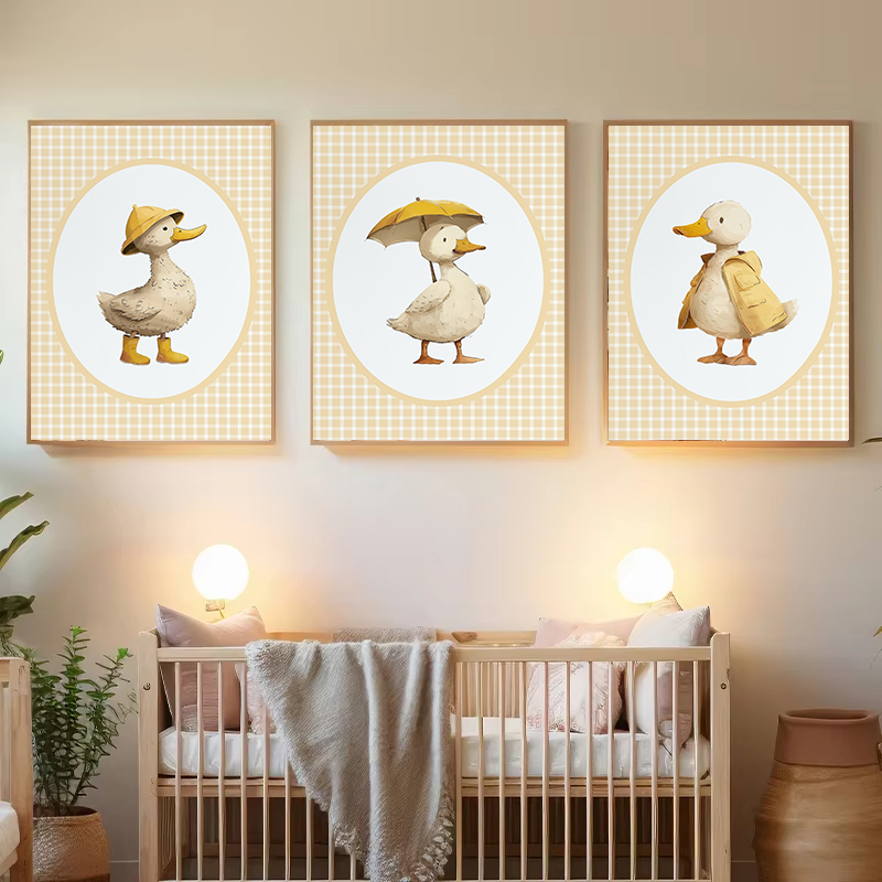 Silly Nursery Little Duck Yell - Baby Nursery Yellow Walls บทวิจารณ์และราคา