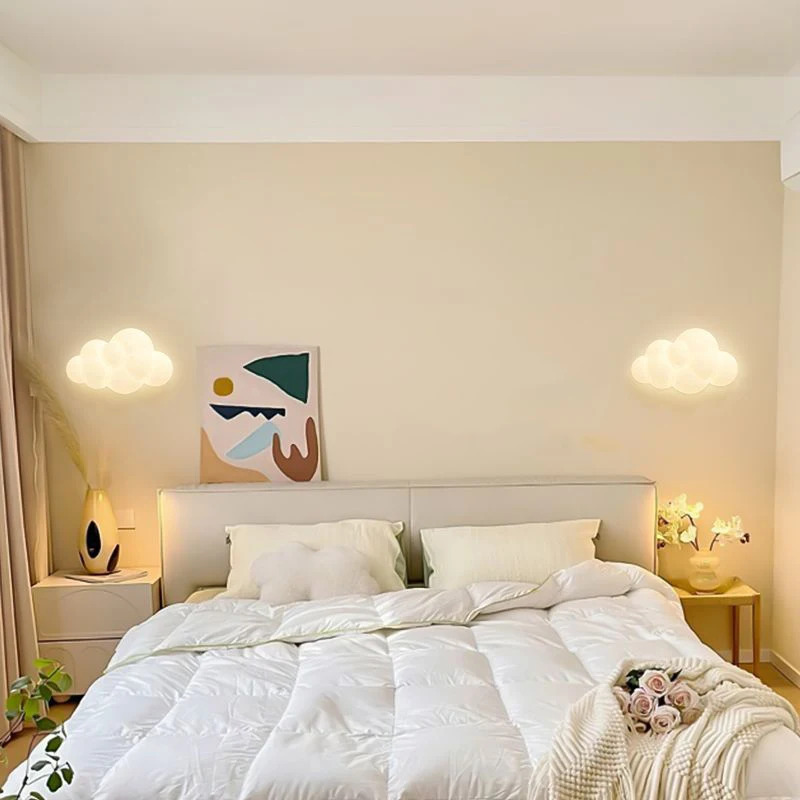 White Cloud Wall Lamps for Chi - Baby Nursery Knobs บทวิจารณ์และราคา