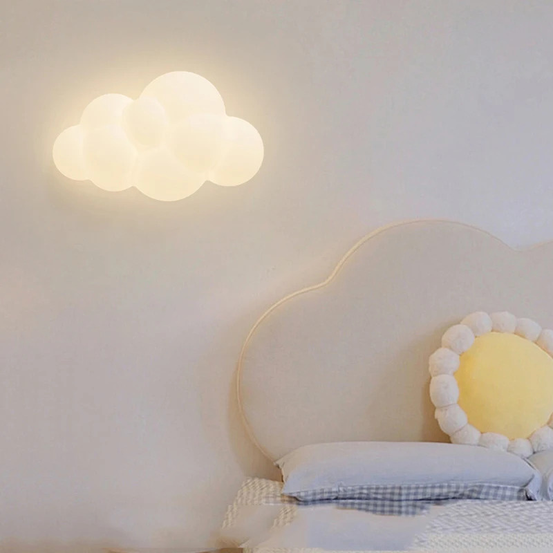 White Cloud Wall Lamps for Chi - Baby Nursery Knobs บทวิจารณ์และราคา