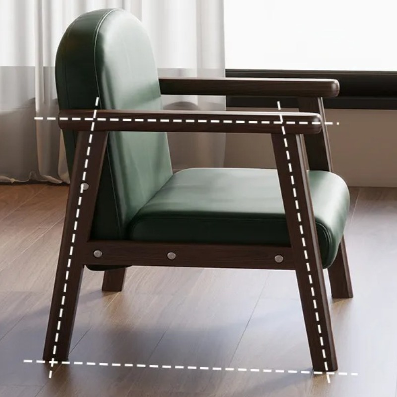 Waxed Leather Kids Armchair To - Baby Nursery Chair บทวิจารณ์และราคา