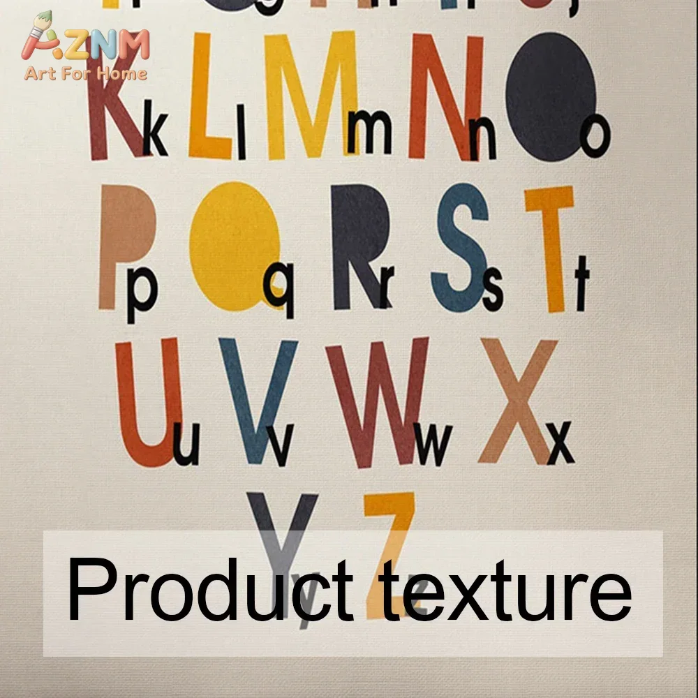 Rainbow Alphabet Poster Educat - Baby Nursery Products บทวิจารณ์และราคา