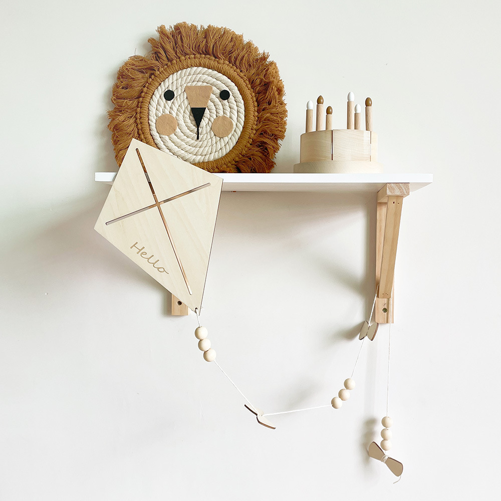 INS Nordic Wooden Kite Wall Or - Baby Nursery Products บทวิจารณ์และราคา