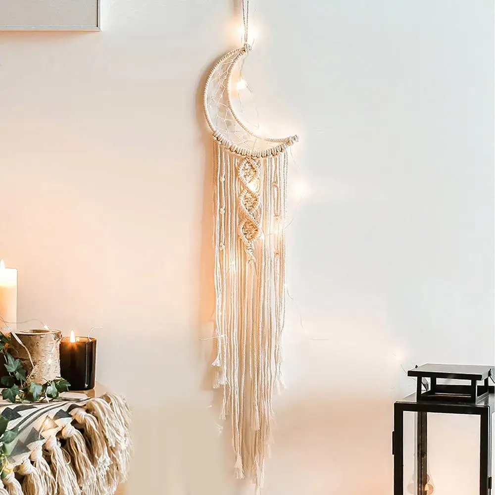 Macrame Dream Catcher Boho Hom - Baby Nursery Modern บทวิจารณ์และราคา