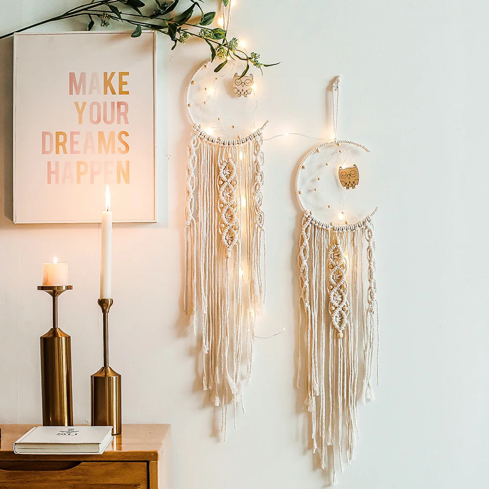 Macrame Dream Catcher Boho Hom - Baby Nursery Modern บทวิจารณ์และราคา