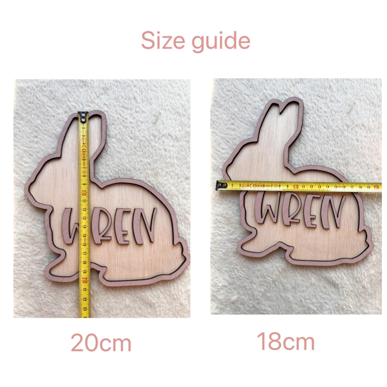 Personalized Bunny Name Wooden - Baby Nursery Products บทวิจารณ์และราคา