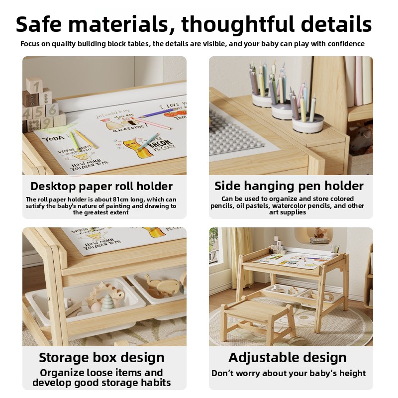 Solid wood tables and chairs,  - Baby Nursery Chair บทวิจารณ์และราคา