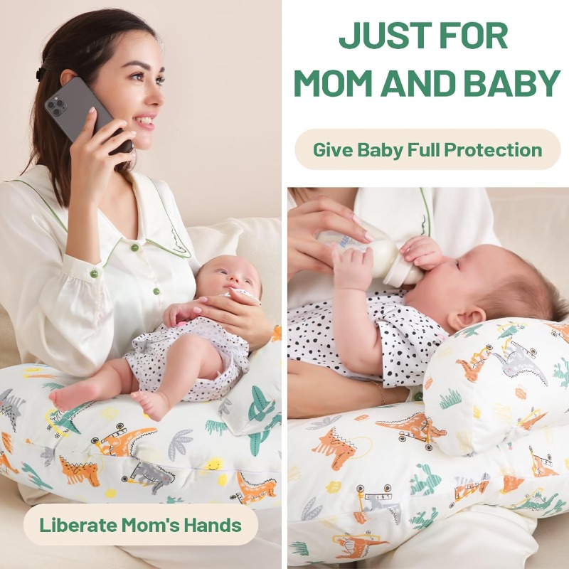 Nursing Pillow with Animal Pri - Nursing Cover Breastfeeding บทวิจารณ์และราคา