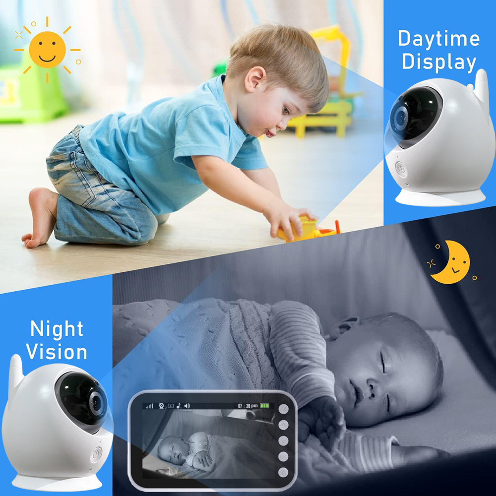 4.3 Baby Monitor with IR Night - Wearable Baby Monitor บทวิจารณ์และราคา
