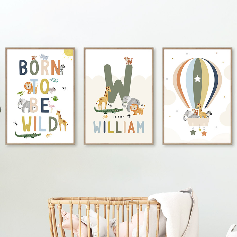 Crocodile Balloon Lion Elephan - Baby Nursery Modern บทวิจารณ์และราคา