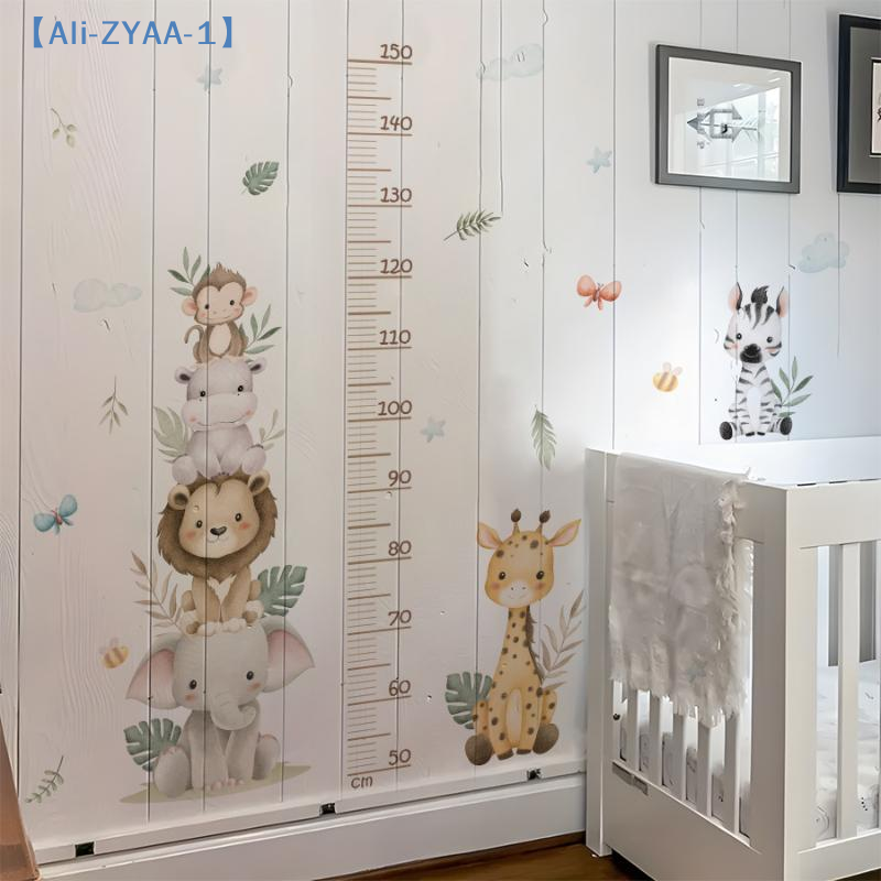 Children's Growth Chart Sticke - Baby Nursery Jungle Wallpaper บทวิจารณ์และราคา