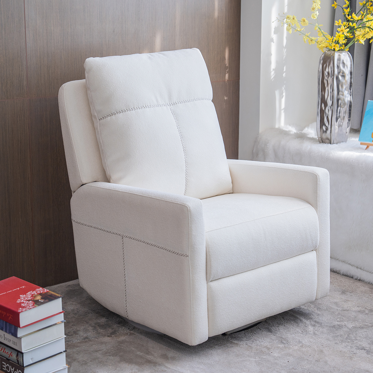 Swivel Glider Recliner Chair M - Baby Nursery Glider Chair บทวิจารณ์และราคา