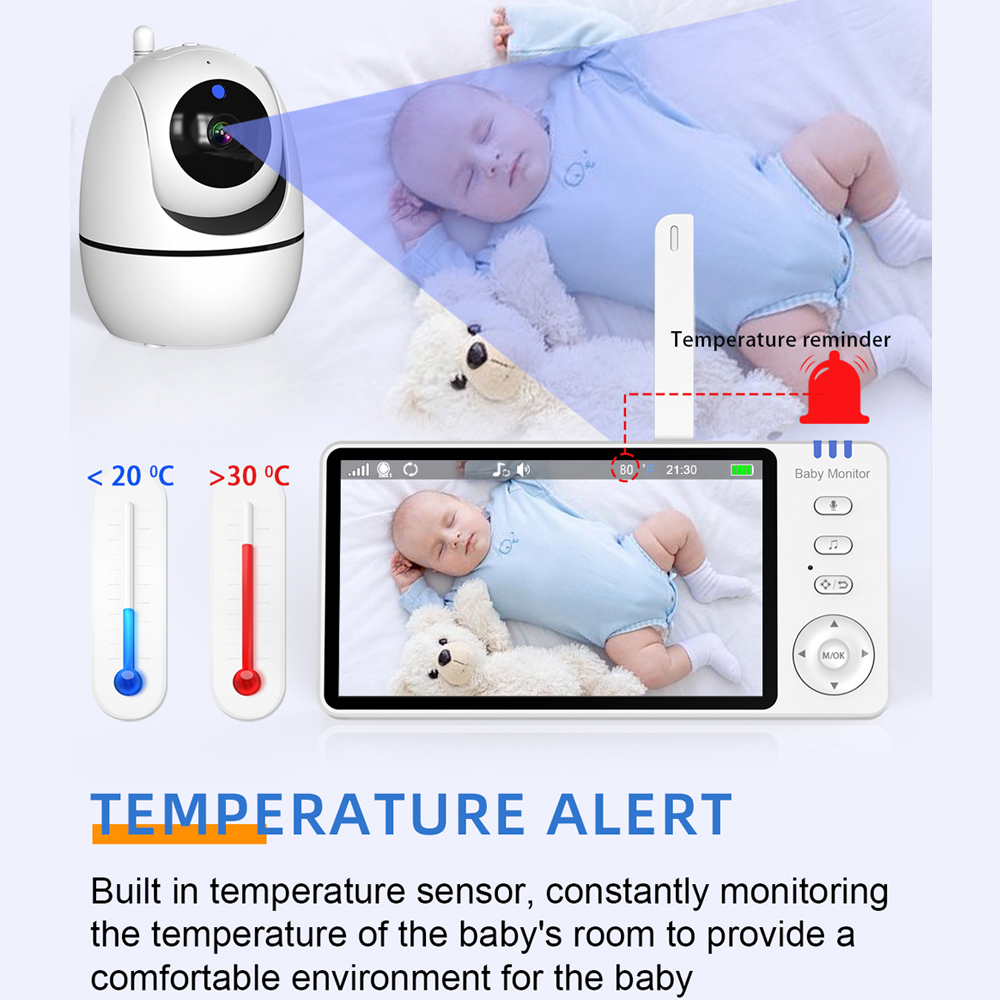 Video Baby Monitor with Cam an - Wearable Baby Monitor บทวิจารณ์และราคา