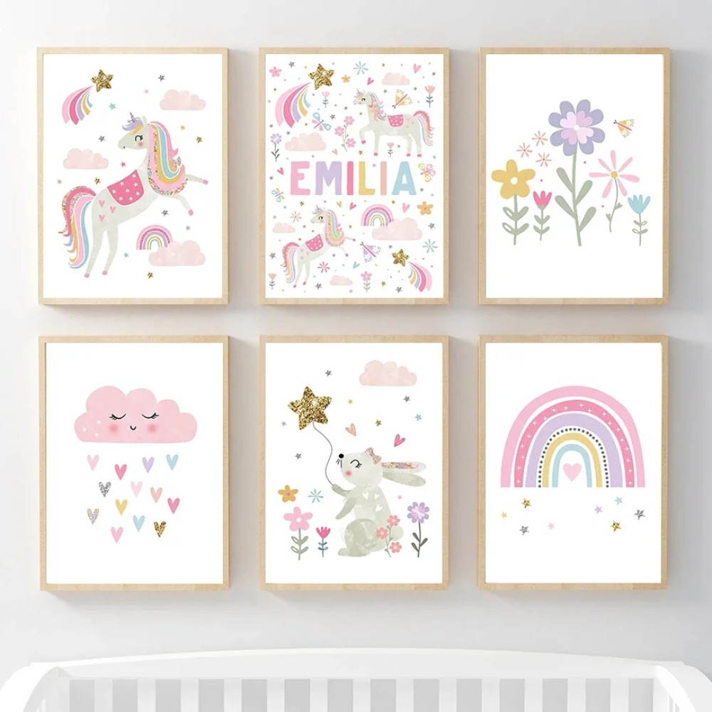 Pink Unicorn Rabbit Rainbow Cl - Baby Nursery Products บทวิจารณ์และราคา