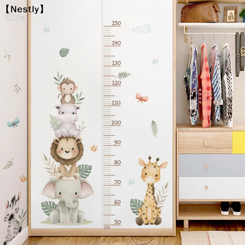 Children's Growth Chart Sticke - Baby Nursery Jungle Wallpaper บทวิจารณ์และราคา