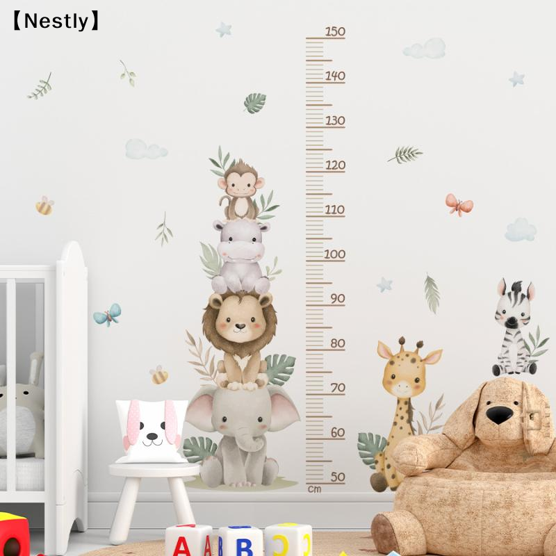 Children's Growth Chart Sticke - Baby Nursery Jungle Wallpaper บทวิจารณ์และราคา