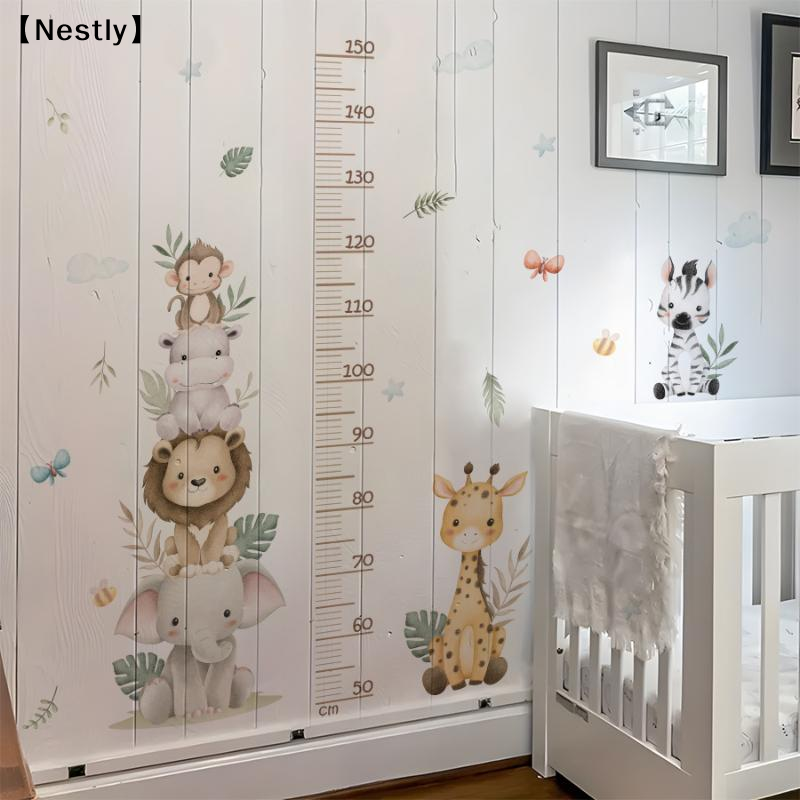 Children's Growth Chart Sticke - Baby Nursery Jungle Wallpaper บทวิจารณ์และราคา