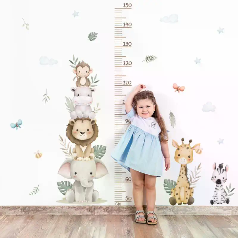 /PFU/Children's Growth Chart S - Baby Nursery Jungle Wallpaper บทวิจารณ์และราคา