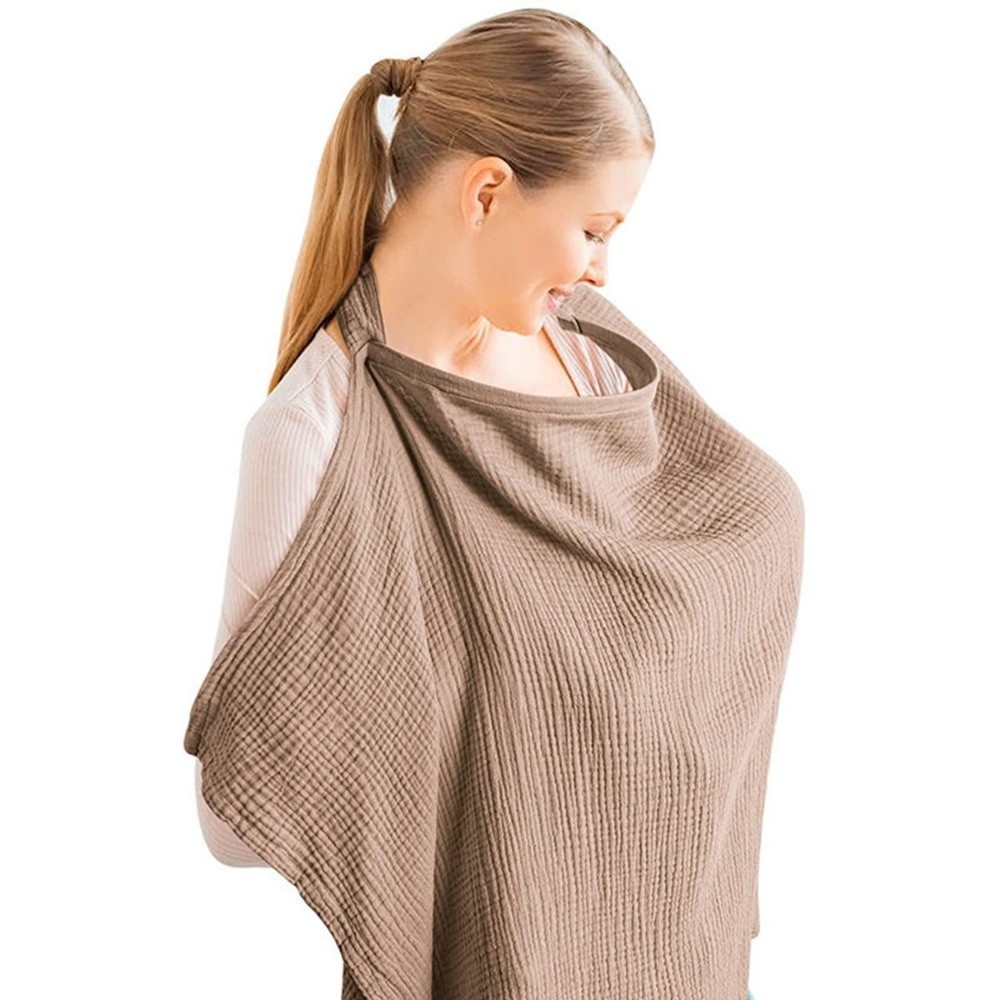 Breathable Cotton Breastfeedin - Nursing Cover Breastfeeding บทวิจารณ์และราคา