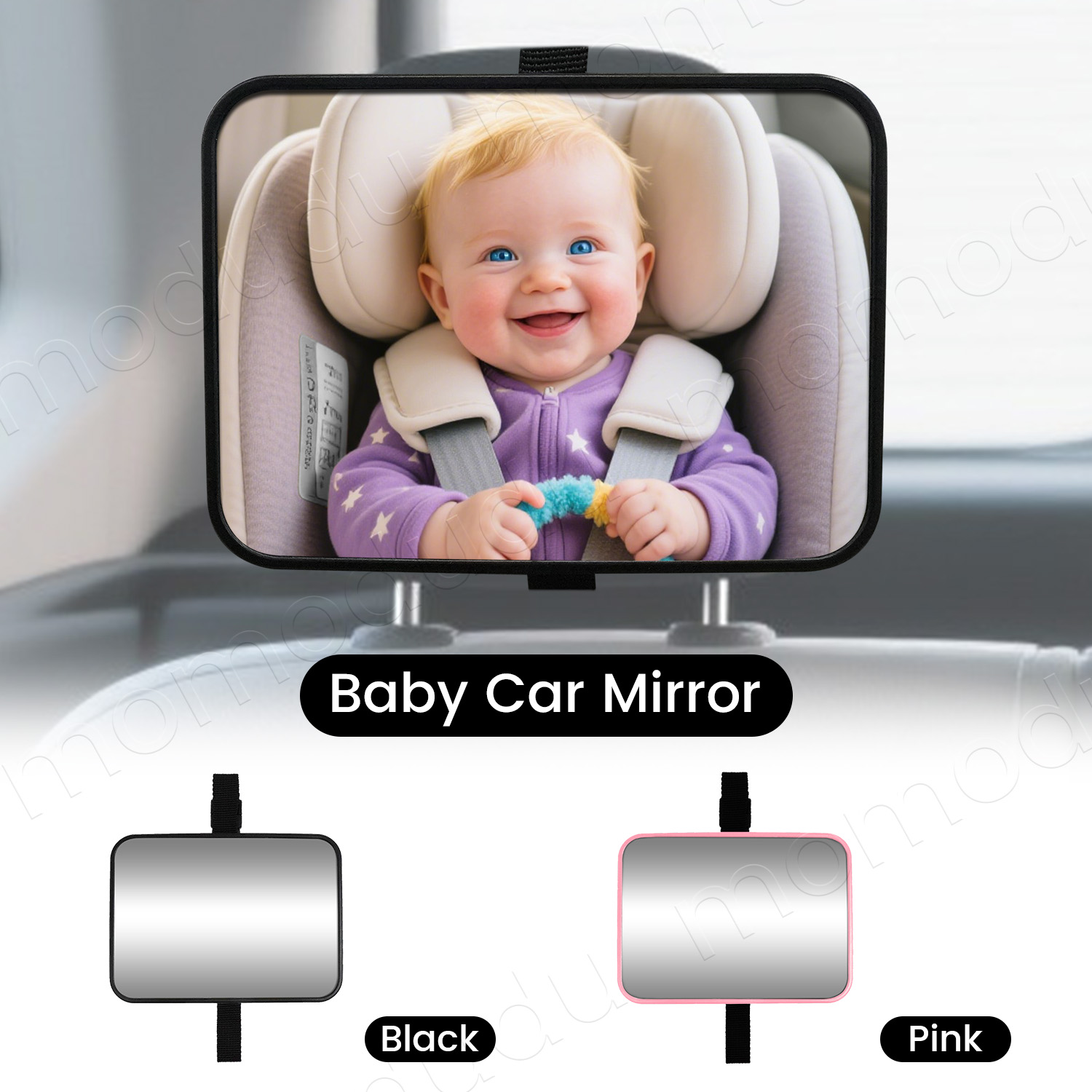 Baby Car Mirror Rearview Infan - Wearable Baby Monitor บทวิจารณ์และราคา