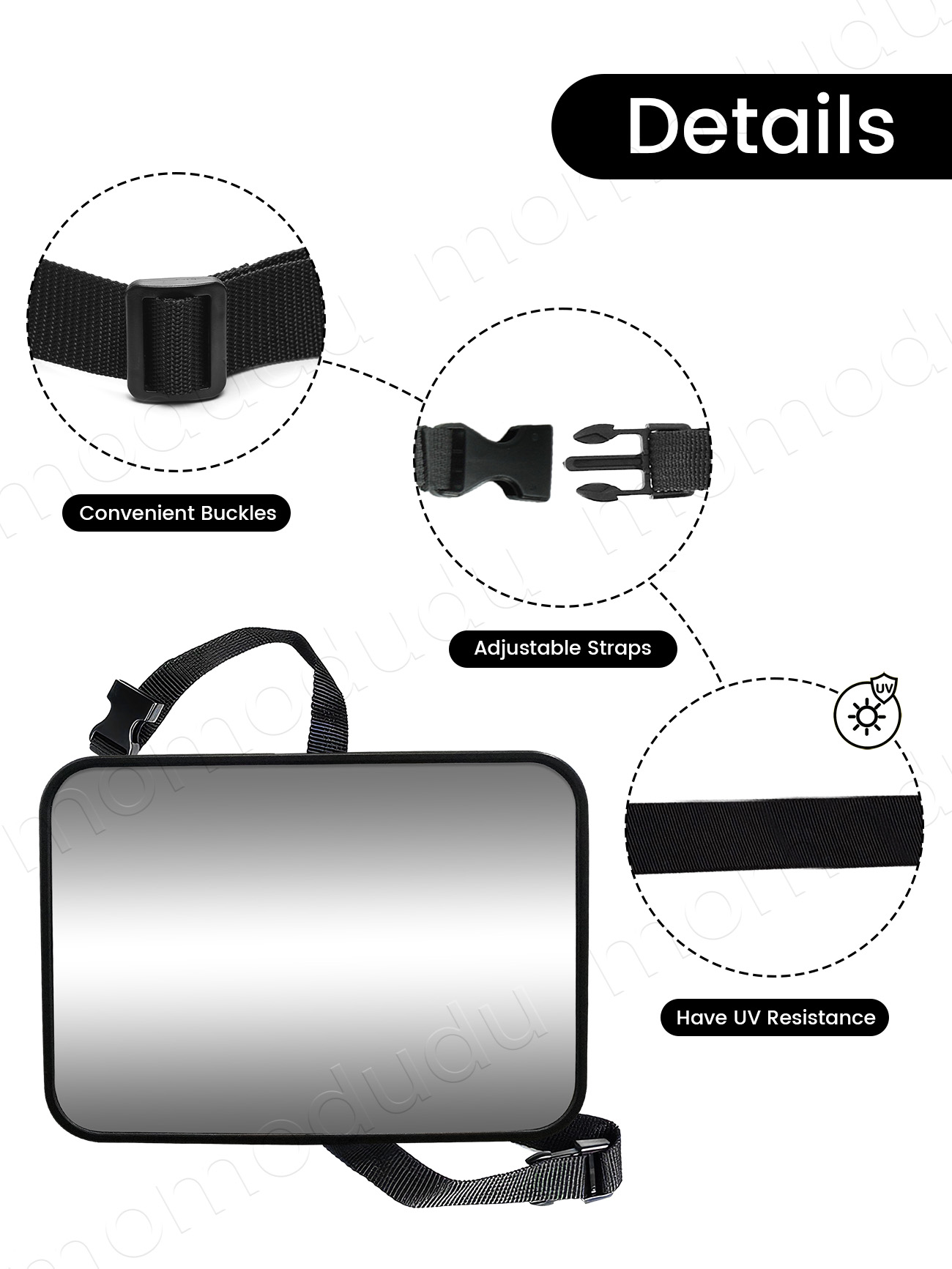 Baby Car Mirror Rearview Infan - Wearable Baby Monitor บทวิจารณ์และราคา