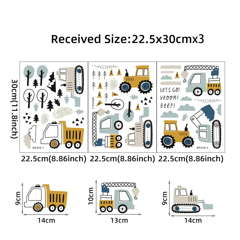 Hand Drawn Cute Cars Cargo Tru - Baby Nursery Products บทวิจารณ์และราคา