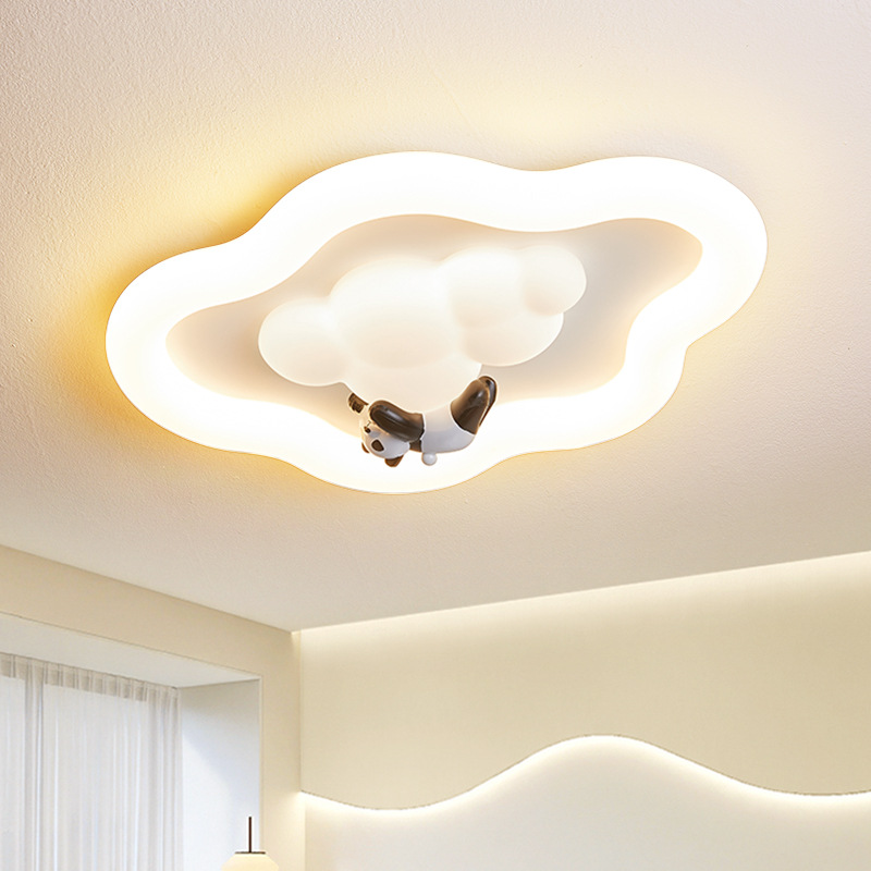 Cute white Cloud ceiling Light - Baby Nursery Knobs บทวิจารณ์และราคา
